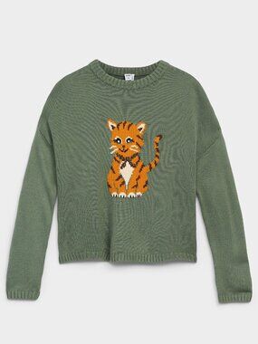 NWT Picture jacquard sweater